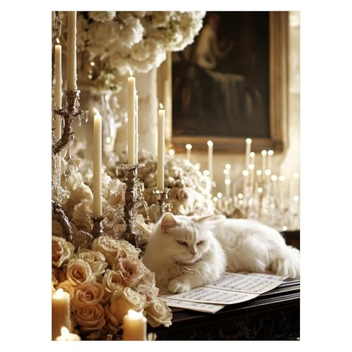 Katze Malen Nach Zahlen Erwachsene, Malen Nach Zahlen auf Leinwand mit Pinsel und Acrylfarben 40x30 CM DIY Basteln Erwachsene Leinwand Bilder Blume für Wanddeko Wohnzimmer Geschenke für Frauen LSJ6323 Katze Malen Nach Zahlen Erwachsene, Malen Nach Zahlen auf Leinwand mit Pinsel und Acrylfarben 40x30 CM DIY Basteln Erwachsene Leinwand Bilder Blume für Wanddeko Wohnzimmer Geschenke für Frauen LSJ6323 von LUESSJAO