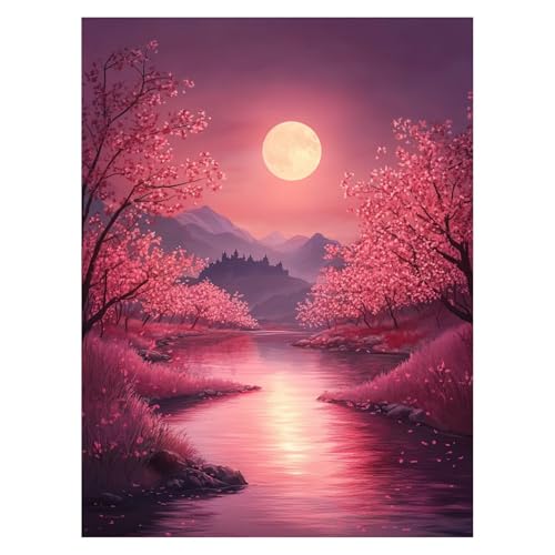 Kirschblüten Malen Nach Zahlen Erwachsene, Malen Nach Zahlen auf Leinwand mit Pinsel und Acrylfarben 55 x 40 CM DIY Basteln Erwachsene Leinwand Bilder Mond für Wanddeko Wohnzimmer Geschenke LSJ-6986 Kirschblüten Malen Nach Zahlen Erwachsene, Malen Nach Zahlen auf Leinwand mit Pinsel und Acrylfarben 55 x 40 CM DIY Basteln Erwachsene Leinwand Bilder Mond für Wanddeko Wohnzimmer Geschenke LSJ-6986 von LUESSJAO