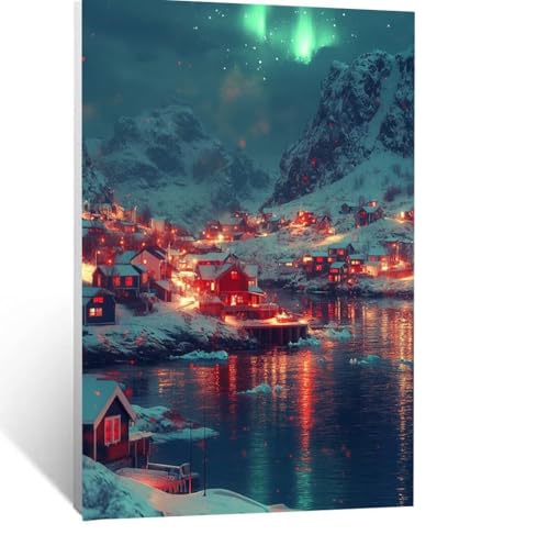 Kleine Stadt Malen Nach Zahlen Erwachsene, Malen nach Zahlen auf Leinwand mit Pinsel und Acrylfarben 150 x 100cm DIY Basteln Erwachsene Leinwand Bilder Aurora für Wanddeko Wohnzimmer Geschenke LSJ7238 Kleine Stadt Malen Nach Zahlen Erwachsene, Malen nach Zahlen auf Leinwand mit Pinsel und Acrylfarben 150 x 100cm DIY Basteln Erwachsene Leinwand Bilder Aurora für Wanddeko Wohnzimmer Geschenke LSJ7238 von LUESSJAO