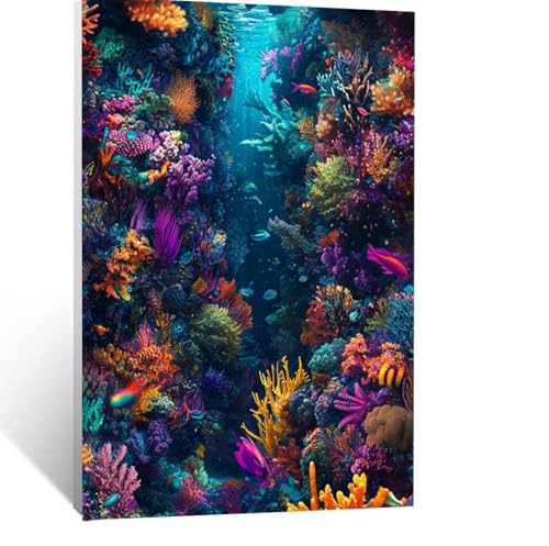 Koralle Malen Nach Zahlen Erwachsene, Malen nach Zahlen auf Leinwand mit Pinsel und Acrylfarben 80x110 cm DIY Basteln Erwachsene Leinwand Bilder Meerblick für Wanddeko Wohnzimmer Geschenke LSJ-4749 Koralle Malen Nach Zahlen Erwachsene, Malen nach Zahlen auf Leinwand mit Pinsel und Acrylfarben 80x110 cm DIY Basteln Erwachsene Leinwand Bilder Meerblick für Wanddeko Wohnzimmer Geschenke LSJ-4749 von LUESSJAO