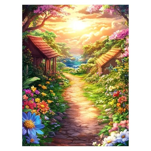 Ländliche Landschaft Malen Nach Zahlen Erwachsene, Malen Nach Zahlen auf Leinwand mit Pinsel und Acrylfarben 80 x 60Cm DIY Basteln Erwachsene Leinwand Bilder Landschaft für WandDeko Wohnzimmer LSJ6986 Ländliche Landschaft Malen Nach Zahlen Erwachsene, Malen Nach Zahlen auf Leinwand mit Pinsel und Acrylfarben 80 x 60Cm DIY Basteln Erwachsene Leinwand Bilder Landschaft für WandDeko Wohnzimmer LSJ6986 von LUESSJAO