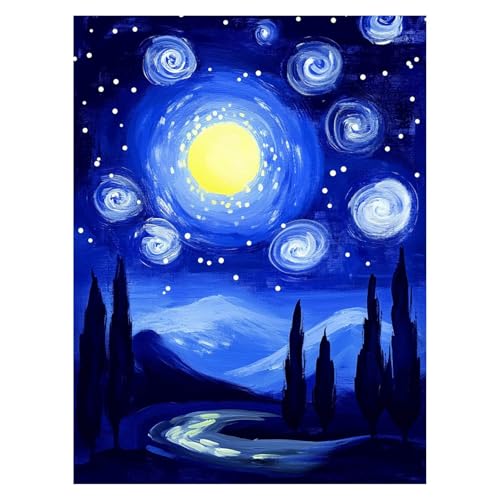 Landschaft Malen Nach Zahlen Erwachsene, Malen Nach Zahlen auf Leinwand mit Pinsel und Acrylfarben 95 x 70 cm DIY Basteln Erwachsene Leinwand Bilder Sternenhimmel für WandDeko Wohnzimmer LSJ-6986 Landschaft Malen Nach Zahlen Erwachsene, Malen Nach Zahlen auf Leinwand mit Pinsel und Acrylfarben 95 x 70 cm DIY Basteln Erwachsene Leinwand Bilder Sternenhimmel für WandDeko Wohnzimmer LSJ-6986 von LUESSJAO