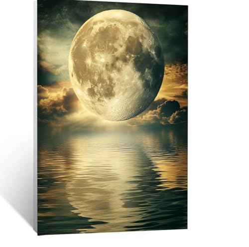 Landschaft Malen Nach Zahlen Erwachsene, Malen nach Zahlen auf Leinwand mit Pinsel und Acrylfarben 30x40CM DIY Basteln Erwachsene Leinwand Bilder Mond für Wanddeko Wohnzimmer Geschenke LSJ-1179 Landschaft Malen Nach Zahlen Erwachsene, Malen nach Zahlen auf Leinwand mit Pinsel und Acrylfarben 30x40CM DIY Basteln Erwachsene Leinwand Bilder Mond für Wanddeko Wohnzimmer Geschenke LSJ-1179 von LUESSJAO