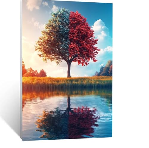 Landschaft Malen Nach Zahlen Erwachsene, Malen nach Zahlen auf Leinwand mit Pinsel und Acrylfarben 35x50 CM DIY Basteln Erwachsene Leinwand Bilder Baum für Wanddeko Wohnzimmer Geschenke LSJ-6768 Landschaft Malen Nach Zahlen Erwachsene, Malen nach Zahlen auf Leinwand mit Pinsel und Acrylfarben 35x50 CM DIY Basteln Erwachsene Leinwand Bilder Baum für Wanddeko Wohnzimmer Geschenke LSJ-6768 von LUESSJAO