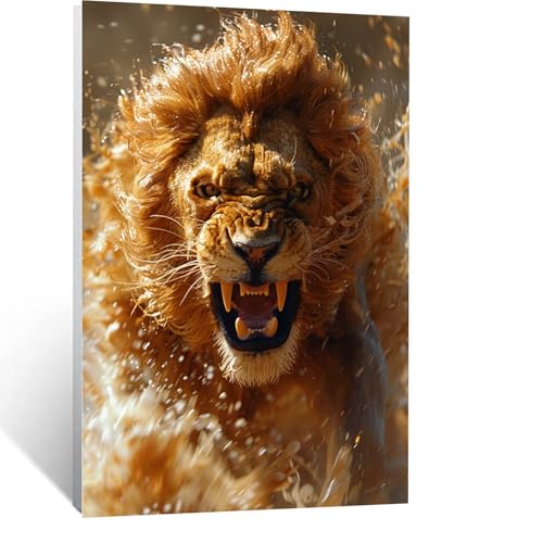 Löwe Diamond Painting Erwachsene, DIY Tier Diamond Painting Kinder Anfänger 5D Diamant Kunst Stickerei Kreuzstich Bilder Bastelset Erwachsene, Deko Wohnzimmer, Geschenk für Frauen 30 x 40 CM LSJ-9766 Löwe Diamond Painting Erwachsene, DIY Tier Diamond Painting Kinder Anfänger 5D Diamant Kunst Stickerei Kreuzstich Bilder Bastelset Erwachsene, Deko Wohnzimmer, Geschenk für Frauen 30 x 40 CM LSJ-9766 von LUESSJAO