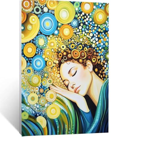Malen Nach Zahlen Erwachsene Abstrakt Malen Nach Zahlen Kinder Frau mit Pinsel und Wasserdicht Leinwand Acrylfarben Set, Diy Set Erwachsene Bilder 100 x 150cm für Zimmer Deko Geschenke LSJ-5599 Malen Nach Zahlen Erwachsene Abstrakt Malen Nach Zahlen Kinder Frau mit Pinsel und Wasserdicht Leinwand Acrylfarben Set, Diy Set Erwachsene Bilder 100 x 150cm für Zimmer Deko Geschenke LSJ-5599 von LUESSJAO