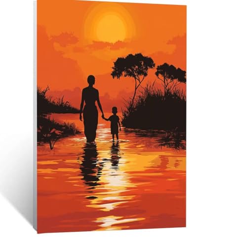 Malen Nach Zahlen Erwachsene Afrika Malen Nach Zahlen Kinder Landschaft mit Pinsel und Wasserdicht Leinwand Acrylfarben Set, Diy Set Erwachsene Bilder 120x90 cm für Zimmer Deko Geschenke LSJ-4959 Malen Nach Zahlen Erwachsene Afrika Malen Nach Zahlen Kinder Landschaft mit Pinsel und Wasserdicht Leinwand Acrylfarben Set, Diy Set Erwachsene Bilder 120x90 cm für Zimmer Deko Geschenke LSJ-4959 von LUESSJAO
