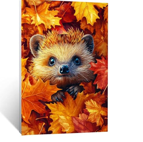 Malen Nach Zahlen Erwachsene Ahornblatt Malen Nach Zahlen Kinder Igel mit Pinsel und Wasserdicht Leinwand Acrylfarben Set, Diy Set Erwachsene Bilder 55x40cm für Deko Wohnzimmer Geschenke LSJ-7220 Malen Nach Zahlen Erwachsene Ahornblatt Malen Nach Zahlen Kinder Igel mit Pinsel und Wasserdicht Leinwand Acrylfarben Set, Diy Set Erwachsene Bilder 55x40cm für Deko Wohnzimmer Geschenke LSJ-7220 von LUESSJAO