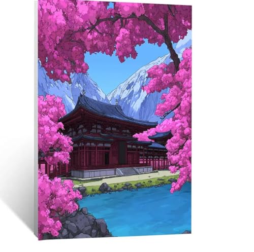 Malen Nach Zahlen Erwachsene Architektur Malen Nach Zahlen Kinder Kirschblüten mit Pinsel und Wasserdicht Leinwand Acrylfarben Set, Diy Set Erwachsene Bilder 70x50 cm für Zimmer Deko Geschenke LSJ7243 Malen Nach Zahlen Erwachsene Architektur Malen Nach Zahlen Kinder Kirschblüten mit Pinsel und Wasserdicht Leinwand Acrylfarben Set, Diy Set Erwachsene Bilder 70x50 cm für Zimmer Deko Geschenke LSJ7243 von LUESSJAO