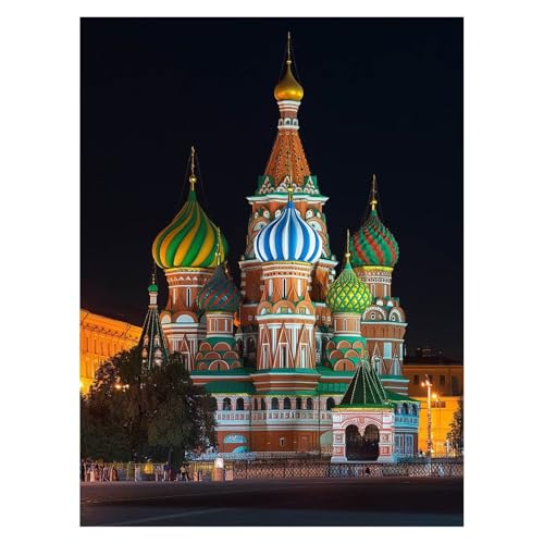 Malen Nach Zahlen Erwachsene Architektur Malen Nach Zahlen Kinder Stadt mit Pinsel und Wasserdicht Leinwand Acrylfarben Set, Diy Set Erwachsene Bilder 70x95Cm für Deko Wohnzimmer Geschenke LSJ-6986 von LUESSJAO