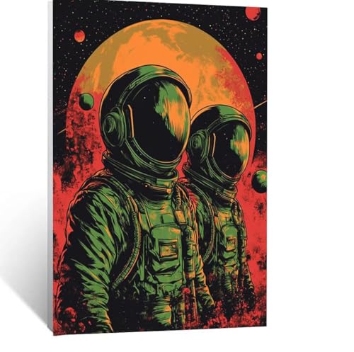 Malen Nach Zahlen Erwachsene Astronaut Malen Nach Zahlen Kinder Sternenhimmel mit Pinsel und Wasserdicht Leinwand Acrylfarben Set, Diy Set Erwachsene Bilder 40 x 55cm für Zimmer Deko Geschenke LSJ7022 Malen Nach Zahlen Erwachsene Astronaut Malen Nach Zahlen Kinder Sternenhimmel mit Pinsel und Wasserdicht Leinwand Acrylfarben Set, Diy Set Erwachsene Bilder 40 x 55cm für Zimmer Deko Geschenke LSJ7022 von LUESSJAO