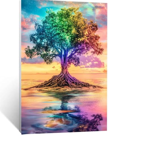 Malen Nach Zahlen Erwachsene Baum Malen Nach Zahlen Kinder Landschaft mit Pinsel und Wasserdicht Leinwand Acrylfarben Set, Diy Set Erwachsene Bilder 35x50cm für Deko Wohnzimmer Geschenke LSJ-4007 Malen Nach Zahlen Erwachsene Baum Malen Nach Zahlen Kinder Landschaft mit Pinsel und Wasserdicht Leinwand Acrylfarben Set, Diy Set Erwachsene Bilder 35x50cm für Deko Wohnzimmer Geschenke LSJ-4007 von LUESSJAO