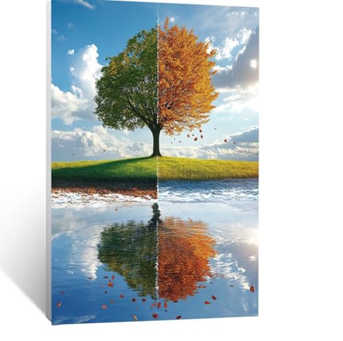 Malen Nach Zahlen Erwachsene Baum Malen Nach Zahlen Kinder Landschaft mit Pinsel und Wasserdicht Leinwand Acrylfarben Set, Diy Set Erwachsene Bilder 70x95CM für Deko Wohnzimmer Geschenke LSJ-6761 Malen Nach Zahlen Erwachsene Baum Malen Nach Zahlen Kinder Landschaft mit Pinsel und Wasserdicht Leinwand Acrylfarben Set, Diy Set Erwachsene Bilder 70x95CM für Deko Wohnzimmer Geschenke LSJ-6761 von LUESSJAO