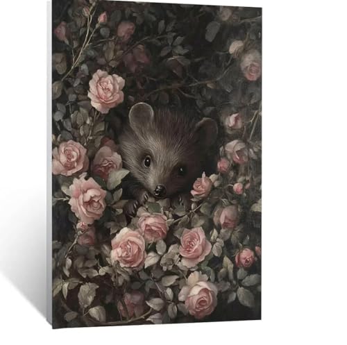 Malen Nach Zahlen Erwachsene Blume Malen Nach Zahlen Kinder Igel mit Pinsel und Wasserdicht Leinwand Acrylfarben Set, Diy Set Erwachsene Bilder 50 x 35cm für Zimmer Deko Geschenke für Frauen LSJ-1081 Malen Nach Zahlen Erwachsene Blume Malen Nach Zahlen Kinder Igel mit Pinsel und Wasserdicht Leinwand Acrylfarben Set, Diy Set Erwachsene Bilder 50 x 35cm für Zimmer Deko Geschenke für Frauen LSJ-1081 von LUESSJAO