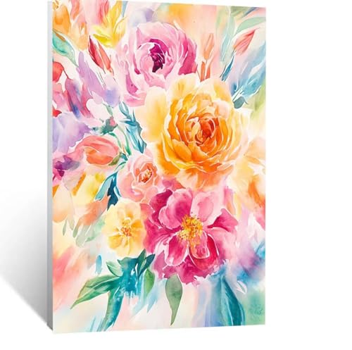 Malen Nach Zahlen Erwachsene Blume Malen Nach Zahlen Kinder Pflanzen mit Pinsel und Wasserdicht Leinwand Acrylfarben Set, Diy Set Erwachsene Bilder 30x40 cm für Deko Wohnzimmer Geschenke LSJ-0596 Malen Nach Zahlen Erwachsene Blume Malen Nach Zahlen Kinder Pflanzen mit Pinsel und Wasserdicht Leinwand Acrylfarben Set, Diy Set Erwachsene Bilder 30x40 cm für Deko Wohnzimmer Geschenke LSJ-0596 von LUESSJAO