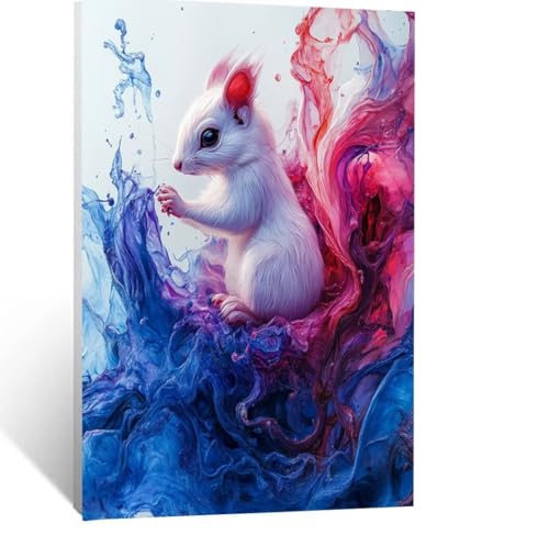 Malen Nach Zahlen Erwachsene Eichhörnchen Malen Nach Zahlen Kinder Abstrakt mit Pinsel und Wasserdicht Leinwand Acrylfarben Set, Diy Set Erwachsene Bilder 55 x 40CM für Zimmer Deko Geschenke LSJ-6274 Malen Nach Zahlen Erwachsene Eichhörnchen Malen Nach Zahlen Kinder Abstrakt mit Pinsel und Wasserdicht Leinwand Acrylfarben Set, Diy Set Erwachsene Bilder 55 x 40CM für Zimmer Deko Geschenke LSJ-6274 von LUESSJAO