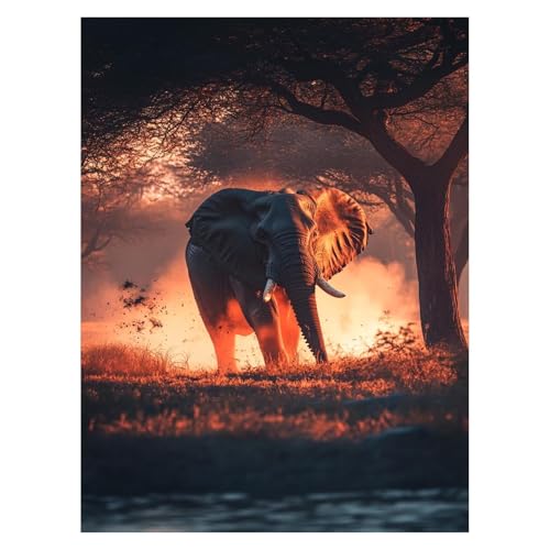 Malen Nach Zahlen Erwachsene Elefant Malen Nach Zahlen Kinder Baum mit Pinsel und Wasserdicht Leinwand Acrylfarben Set, Diy Set Erwachsene Bilder 40 x 55 cm Zimmer Deko Geschenke für Frauen LSJ-6359 Malen Nach Zahlen Erwachsene Elefant Malen Nach Zahlen Kinder Baum mit Pinsel und Wasserdicht Leinwand Acrylfarben Set, Diy Set Erwachsene Bilder 40 x 55 cm Zimmer Deko Geschenke für Frauen LSJ-6359 von LUESSJAO