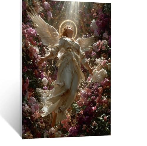 Malen Nach Zahlen Erwachsene Engel Malen Nach Zahlen Kinder Blume mit Pinsel und Wasserdicht Leinwand Acrylfarben Set, Diy Set Erwachsene Bilder 35x50 CM für Zimmer Deko Geschenke für Frauen LSJ-0619 Malen Nach Zahlen Erwachsene Engel Malen Nach Zahlen Kinder Blume mit Pinsel und Wasserdicht Leinwand Acrylfarben Set, Diy Set Erwachsene Bilder 35x50 CM für Zimmer Deko Geschenke für Frauen LSJ-0619 von LUESSJAO