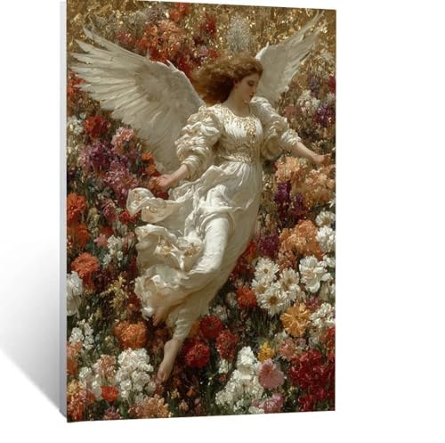 Malen Nach Zahlen Erwachsene Engel Malen Nach Zahlen Kinder Blume mit Pinsel und Wasserdicht Leinwand Acrylfarben Set, Diy Set Erwachsene Bilder 50x35cm für Zimmer Deko Geschenke für Frauen LSJ-0069 Malen Nach Zahlen Erwachsene Engel Malen Nach Zahlen Kinder Blume mit Pinsel und Wasserdicht Leinwand Acrylfarben Set, Diy Set Erwachsene Bilder 50x35cm für Zimmer Deko Geschenke für Frauen LSJ-0069 von LUESSJAO