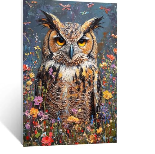 Malen Nach Zahlen Erwachsene Eule Malen Nach Zahlen Kinder Libelle mit Pinsel und Wasserdicht Leinwand Acrylfarben Set, Diy Set Erwachsene Bilder 110 x 80 cm für Deko Wohnzimmer Geschenke LSJ-6828 Malen Nach Zahlen Erwachsene Eule Malen Nach Zahlen Kinder Libelle mit Pinsel und Wasserdicht Leinwand Acrylfarben Set, Diy Set Erwachsene Bilder 110 x 80 cm für Deko Wohnzimmer Geschenke LSJ-6828 von LUESSJAO