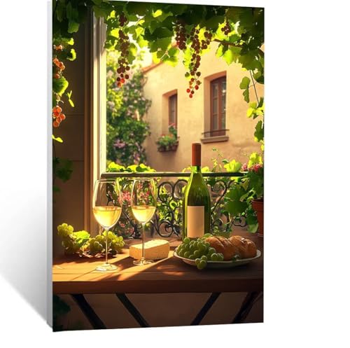 Malen Nach Zahlen Erwachsene Fensterbank Malen Nach Zahlen Kinder Landschaft mit Pinsel und Wasserdicht Leinwand Acrylfarben Set, Diy Set Erwachsene Bilder 80x60 cm für Zimmer Deko Geschenke LSJ-5528 Malen Nach Zahlen Erwachsene Fensterbank Malen Nach Zahlen Kinder Landschaft mit Pinsel und Wasserdicht Leinwand Acrylfarben Set, Diy Set Erwachsene Bilder 80x60 cm für Zimmer Deko Geschenke LSJ-5528 von LUESSJAO