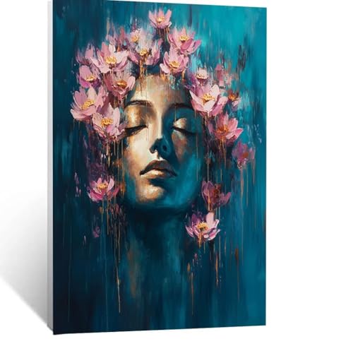 Malen Nach Zahlen Erwachsene Frau Malen Nach Zahlen Kinder Abstrakt mit Pinsel und Wasserdicht Leinwand Acrylfarben Set, Diy Set Erwachsene Bilder 80x60CM für Zimmer Deko Geschenke für Frauen LSJ-7288 Malen Nach Zahlen Erwachsene Frau Malen Nach Zahlen Kinder Abstrakt mit Pinsel und Wasserdicht Leinwand Acrylfarben Set, Diy Set Erwachsene Bilder 80x60CM für Zimmer Deko Geschenke für Frauen LSJ-7288 von LUESSJAO