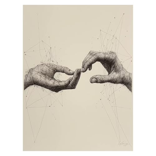 Malen Nach Zahlen Erwachsene Hand Malen Nach Zahlen Kinder Abstrakt mit Pinsel und Wasserdicht Leinwand Acrylfarben Set, Diy Set Erwachsene Bilder 30x40 CM für Deko Wohnzimmer Geschenke LSJ-6986 von LUESSJAO