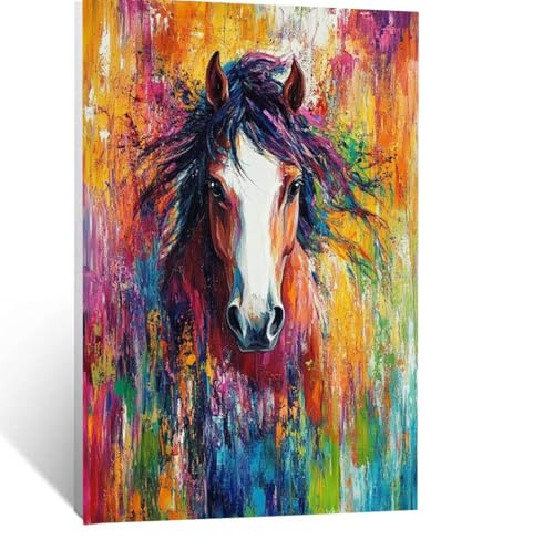 Malen Nach Zahlen Erwachsene Horse Malen Nach Zahlen Kinder Farbe mit Pinsel und Wasserdicht Leinwand Acrylfarben Set, Diy Set Erwachsene Bilder 40x55 CM für Zimmer Deko Geschenke für Frauen LSJ-7198 Malen Nach Zahlen Erwachsene Horse Malen Nach Zahlen Kinder Farbe mit Pinsel und Wasserdicht Leinwand Acrylfarben Set, Diy Set Erwachsene Bilder 40x55 CM für Zimmer Deko Geschenke für Frauen LSJ-7198 von LUESSJAO