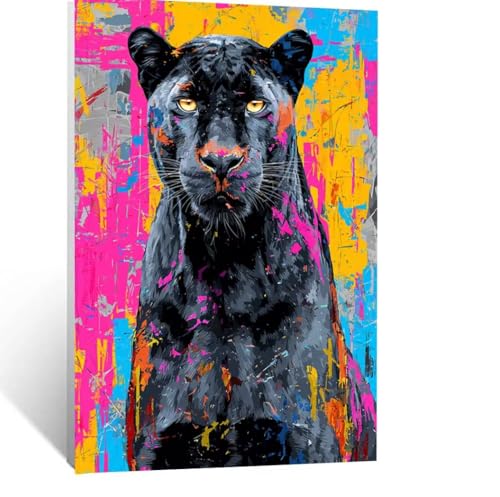 Malen Nach Zahlen Erwachsene Leopard Malen Nach Zahlen Kinder Tier mit Pinsel und Wasserdicht Leinwand Acrylfarben Set, Diy Set Erwachsene Bilder 80 x 60 cm für Deko Wohnzimmer Geschenke LSJ-7112 Malen Nach Zahlen Erwachsene Leopard Malen Nach Zahlen Kinder Tier mit Pinsel und Wasserdicht Leinwand Acrylfarben Set, Diy Set Erwachsene Bilder 80 x 60 cm für Deko Wohnzimmer Geschenke LSJ-7112 von LUESSJAO