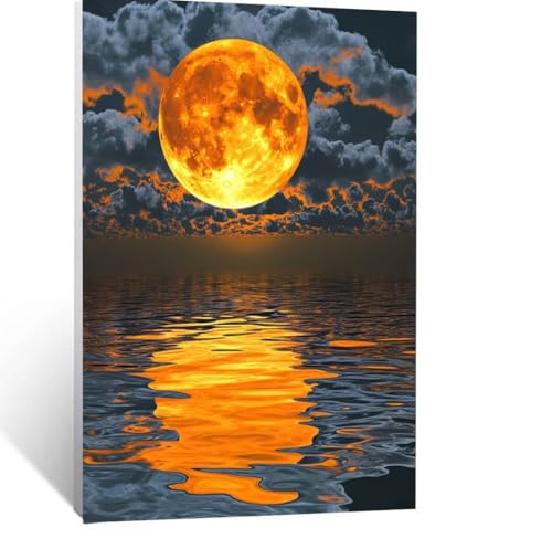 Malen Nach Zahlen Erwachsene Mond Malen Nach Zahlen Kinder Landschaft mit Pinsel und Wasserdicht Leinwand Acrylfarben Set, Diy Set Erwachsene Bilder 35x50 cm für Deko Wohnzimmer Geschenke LSJ-1169 Malen Nach Zahlen Erwachsene Mond Malen Nach Zahlen Kinder Landschaft mit Pinsel und Wasserdicht Leinwand Acrylfarben Set, Diy Set Erwachsene Bilder 35x50 cm für Deko Wohnzimmer Geschenke LSJ-1169 von LUESSJAO