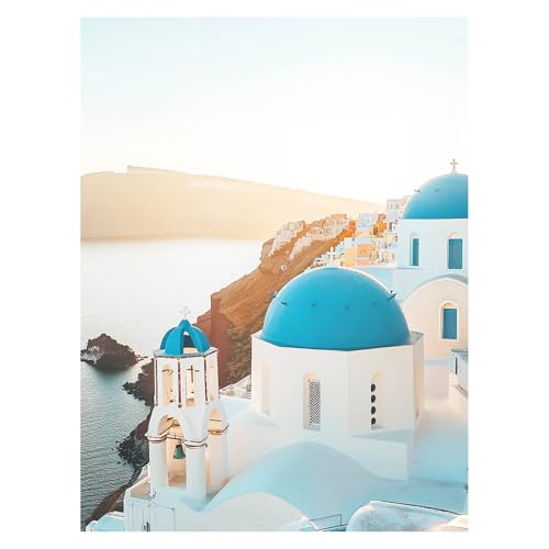 Malen Nach Zahlen Erwachsene Santorin Malen Nach Zahlen Kinder Meerblick mit Pinsel und Wasserdicht Leinwand Acrylfarben Set, Diy Set Erwachsene Bilder 60x80 cm für Deko Wohnzimmer Geschenke LSJ-6986 Malen Nach Zahlen Erwachsene Santorin Malen Nach Zahlen Kinder Meerblick mit Pinsel und Wasserdicht Leinwand Acrylfarben Set, Diy Set Erwachsene Bilder 60x80 cm für Deko Wohnzimmer Geschenke LSJ-6986 von LUESSJAO