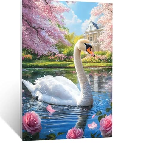 Malen Nach Zahlen Erwachsene Schwan Malen Nach Zahlen Kinder Blume mit Pinsel und Wasserdicht Leinwand Acrylfarben Set, Diy Set Erwachsene Bilder 150x100 cm für Deko Wohnzimmer Geschenke LSJ-0671 Malen Nach Zahlen Erwachsene Schwan Malen Nach Zahlen Kinder Blume mit Pinsel und Wasserdicht Leinwand Acrylfarben Set, Diy Set Erwachsene Bilder 150x100 cm für Deko Wohnzimmer Geschenke LSJ-0671 von LUESSJAO
