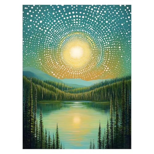 Malen Nach Zahlen Erwachsene Sonnenuntergang Malen Nach Zahlen Kinder Landschaft mit Pinsel und Wasserdicht Leinwand Acrylfarben Set, Diy Set Erwachsene Bilder 60 x 80cm für Deko Wohnzimmer LSJ-6986 Malen Nach Zahlen Erwachsene Sonnenuntergang Malen Nach Zahlen Kinder Landschaft mit Pinsel und Wasserdicht Leinwand Acrylfarben Set, Diy Set Erwachsene Bilder 60 x 80cm für Deko Wohnzimmer LSJ-6986 von LUESSJAO
