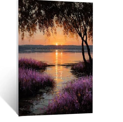 Malen Nach Zahlen Erwachsene Sonnenuntergang Malen Nach Zahlen Kinder See mit Pinsel und Wasserdicht Leinwand Acrylfarben Set, Diy Set Erwachsene Bilder 110x80CM für Zimmer Deko Geschenke LSJ-0426 Malen Nach Zahlen Erwachsene Sonnenuntergang Malen Nach Zahlen Kinder See mit Pinsel und Wasserdicht Leinwand Acrylfarben Set, Diy Set Erwachsene Bilder 110x80CM für Zimmer Deko Geschenke LSJ-0426 von LUESSJAO