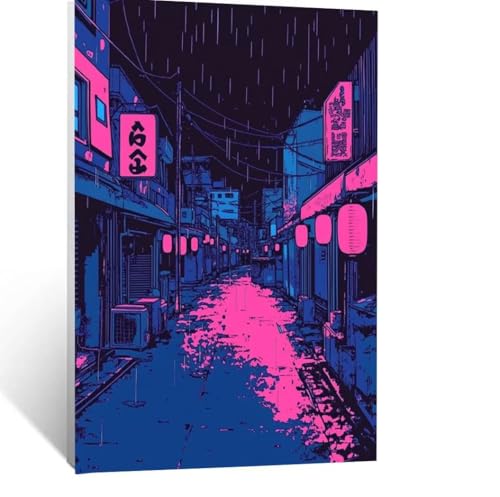 Malen Nach Zahlen Erwachsene Straßenansicht Malen Nach Zahlen Kinder Japan mit Pinsel und Wasserdicht Leinwand Acrylfarben Set, Diy Set Erwachsene Bilder 135x100cm für Zimmer Deko Geschenke LSJ-4652 Malen Nach Zahlen Erwachsene Straßenansicht Malen Nach Zahlen Kinder Japan mit Pinsel und Wasserdicht Leinwand Acrylfarben Set, Diy Set Erwachsene Bilder 135x100cm für Zimmer Deko Geschenke LSJ-4652 von LUESSJAO
