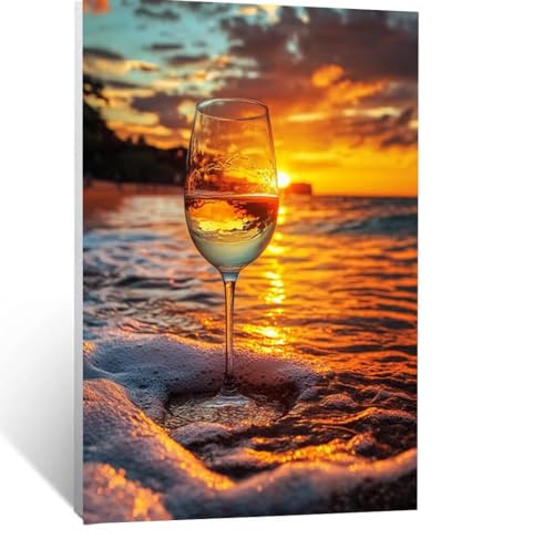 Malen Nach Zahlen Erwachsene Weinglas Malen Nach Zahlen Kinder Strand mit Pinsel und Wasserdicht Leinwand Acrylfarben Set, Diy Set Erwachsene Bilder 120x90cm für Deko Wohnzimmer Geschenke LSJ-1219 Malen Nach Zahlen Erwachsene Weinglas Malen Nach Zahlen Kinder Strand mit Pinsel und Wasserdicht Leinwand Acrylfarben Set, Diy Set Erwachsene Bilder 120x90cm für Deko Wohnzimmer Geschenke LSJ-1219 von LUESSJAO