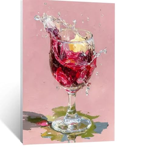 Malen Nach Zahlen Erwachsene Weinglas Malen Nach Zahlen Kinder Wein mit Pinsel und Wasserdicht Leinwand Acrylfarben Set, Diy Set Erwachsene Bilder 50 x 35CM für Deko Wohnzimmer Geschenke LSJ-7417 Malen Nach Zahlen Erwachsene Weinglas Malen Nach Zahlen Kinder Wein mit Pinsel und Wasserdicht Leinwand Acrylfarben Set, Diy Set Erwachsene Bilder 50 x 35CM für Deko Wohnzimmer Geschenke LSJ-7417 von LUESSJAO