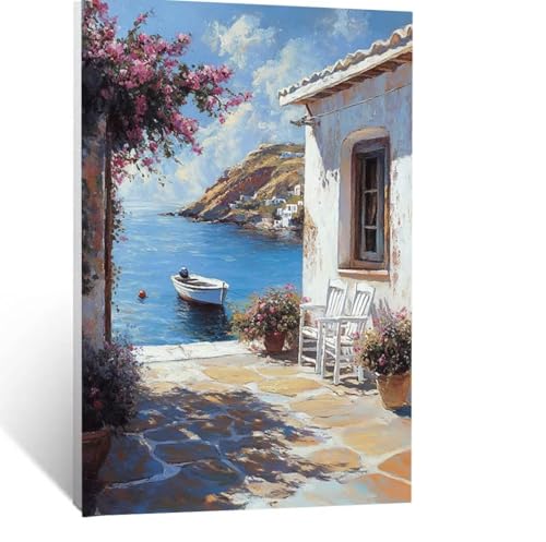 Meerblick Malen Nach Zahlen Erwachsene, Malen nach Zahlen auf Leinwand mit Pinsel und Acrylfarben 135 x 100 CM DIY Basteln Erwachsene Leinwand Bilder Landschaft für Wanddeko Wohnzimmer LSJ-0835 Meerblick Malen Nach Zahlen Erwachsene, Malen nach Zahlen auf Leinwand mit Pinsel und Acrylfarben 135 x 100 CM DIY Basteln Erwachsene Leinwand Bilder Landschaft für Wanddeko Wohnzimmer LSJ-0835 von LUESSJAO