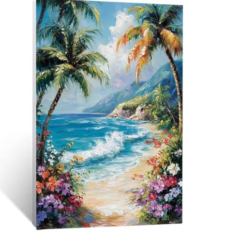 Meerblick Malen Nach Zahlen Erwachsene, Malen nach Zahlen auf Leinwand mit Pinsel und Acrylfarben 80x60cm DIY Basteln Erwachsene Leinwand Bilder Strand für Wanddeko Wohnzimmer Geschenke LSJ-6793 Meerblick Malen Nach Zahlen Erwachsene, Malen nach Zahlen auf Leinwand mit Pinsel und Acrylfarben 80x60cm DIY Basteln Erwachsene Leinwand Bilder Strand für Wanddeko Wohnzimmer Geschenke LSJ-6793 von LUESSJAO
