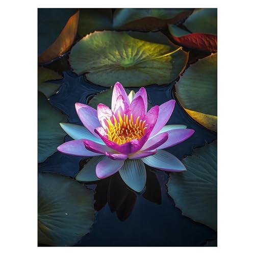 PflanZen Malen Nach Zahlen Erwachsene, Malen Nach Zahlen auf Leinwand mit Pinsel und Acrylfarben 70 x 50cm DIY Basteln Erwachsene Leinwand Bilder Blume für Deko Wohnzimmer Geschenke für Frauen LSJ1537 von LUESSJAO