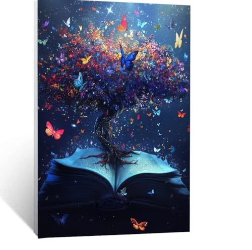 Schmetterling Malen Nach Zahlen Erwachsene, Malen nach Zahlen auf Leinwand mit Pinsel und Acrylfarben 40x30CM DIY Basteln Erwachsene Leinwand Bilder Baum für Wanddeko Wohnzimmer Geschenke LSJ-3995 Schmetterling Malen Nach Zahlen Erwachsene, Malen nach Zahlen auf Leinwand mit Pinsel und Acrylfarben 40x30CM DIY Basteln Erwachsene Leinwand Bilder Baum für Wanddeko Wohnzimmer Geschenke LSJ-3995 von LUESSJAO