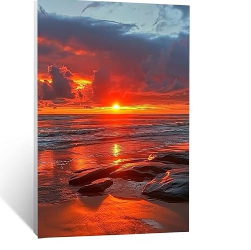 Sonnenuntergang Malen Nach Zahlen Erwachsene, Malen nach Zahlen auf Leinwand mit Pinsel und Acrylfarben 70 x 50cm DIY Basteln Erwachsene Leinwand Bilder Strand für Deko Wohnzimmer Geschenke LSJ-5230 Sonnenuntergang Malen Nach Zahlen Erwachsene, Malen nach Zahlen auf Leinwand mit Pinsel und Acrylfarben 70 x 50cm DIY Basteln Erwachsene Leinwand Bilder Strand für Deko Wohnzimmer Geschenke LSJ-5230 von LUESSJAO