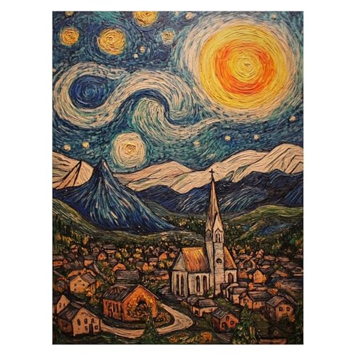 Sternenhimmel Malen Nach Zahlen Erwachsene, Malen Nach Zahlen auf Leinwand mit Pinsel und Acrylfarben 70x50 cm DIY Basteln Erwachsene Leinwand Bilder Landschaft für WandDeko Wohnzimmer LSJ-6986 Sternenhimmel Malen Nach Zahlen Erwachsene, Malen Nach Zahlen auf Leinwand mit Pinsel und Acrylfarben 70x50 cm DIY Basteln Erwachsene Leinwand Bilder Landschaft für WandDeko Wohnzimmer LSJ-6986 von LUESSJAO