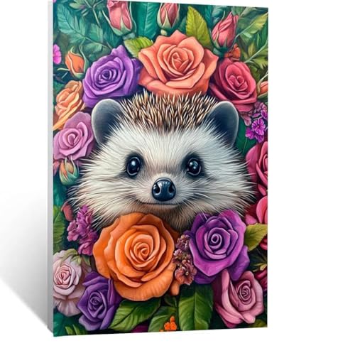 Tier Malen Nach Zahlen Erwachsene, Malen nach Zahlen auf Leinwand mit Pinsel und Acrylfarben 110x80 cm DIY Basteln Erwachsene Leinwand Bilder Igel für Wanddeko Wohnzimmer Geschenke für Frauen LSJ-1097 Tier Malen Nach Zahlen Erwachsene, Malen nach Zahlen auf Leinwand mit Pinsel und Acrylfarben 110x80 cm DIY Basteln Erwachsene Leinwand Bilder Igel für Wanddeko Wohnzimmer Geschenke für Frauen LSJ-1097 von LUESSJAO