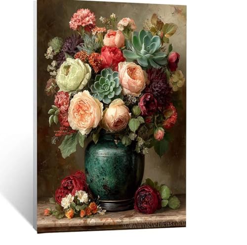 Vase Malen Nach Zahlen Erwachsene, Malen nach Zahlen auf Leinwand mit Pinsel und Acrylfarben 80x110cm DIY Basteln Erwachsene Leinwand Bilder Blume für Wanddeko Wohnzimmer Geschenke für Frauen LSJ-0437 Vase Malen Nach Zahlen Erwachsene, Malen nach Zahlen auf Leinwand mit Pinsel und Acrylfarben 80x110cm DIY Basteln Erwachsene Leinwand Bilder Blume für Wanddeko Wohnzimmer Geschenke für Frauen LSJ-0437 von LUESSJAO