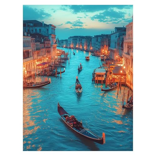 Venedig Malen Nach Zahlen Erwachsene, Malen Nach Zahlen auf Leinwand mit Pinsel und Acrylfarben 40x30 cm DIY Basteln Erwachsene Leinwand Bilder Wasserstadt für Wanddeko Wohnzimmer Geschenke LSJ-3744 Venedig Malen Nach Zahlen Erwachsene, Malen Nach Zahlen auf Leinwand mit Pinsel und Acrylfarben 40x30 cm DIY Basteln Erwachsene Leinwand Bilder Wasserstadt für Wanddeko Wohnzimmer Geschenke LSJ-3744 von LUESSJAO