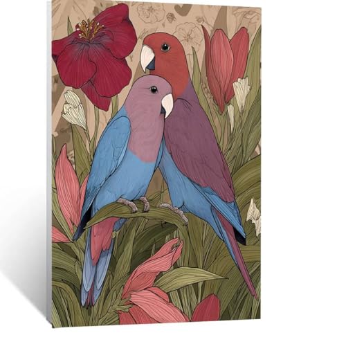 Vogel Malen Nach Zahlen Erwachsene, Malen nach Zahlen auf Leinwand mit Pinsel und Acrylfarben 40 x 30 cm DIY Basteln Erwachsene Leinwand Bilder Tier für Deko Wohnzimmer Geschenke für Frauen LSJ-7537 Vogel Malen Nach Zahlen Erwachsene, Malen nach Zahlen auf Leinwand mit Pinsel und Acrylfarben 40 x 30 cm DIY Basteln Erwachsene Leinwand Bilder Tier für Deko Wohnzimmer Geschenke für Frauen LSJ-7537 von LUESSJAO