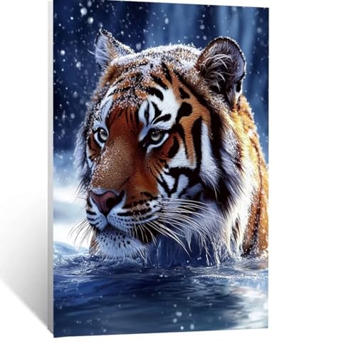 Winter Malen Nach Zahlen Erwachsene, Malen nach Zahlen auf Leinwand mit Pinsel und Acrylfarben 70x95 cm DIY Basteln Erwachsene Leinwand Bilder Tiger für Deko Wohnzimmer Geschenke für Frauen LSJ-6750 Winter Malen Nach Zahlen Erwachsene, Malen nach Zahlen auf Leinwand mit Pinsel und Acrylfarben 70x95 cm DIY Basteln Erwachsene Leinwand Bilder Tiger für Deko Wohnzimmer Geschenke für Frauen LSJ-6750 von LUESSJAO