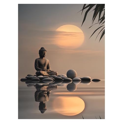 Zen Malen Nach Zahlen Erwachsene, Malen Nach Zahlen auf Leinwand mit Pinsel und Acrylfarben 40 x 30CM DIY Basteln Erwachsene Leinwand Bilder Landschaft für Deko Wohnzimmer Geschenke für Frauen LSJ6463 Zen Malen Nach Zahlen Erwachsene, Malen Nach Zahlen auf Leinwand mit Pinsel und Acrylfarben 40 x 30CM DIY Basteln Erwachsene Leinwand Bilder Landschaft für Deko Wohnzimmer Geschenke für Frauen LSJ6463 von LUESSJAO