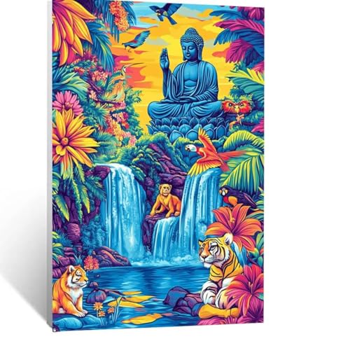 Zen Malen Nach Zahlen Erwachsene, Malen nach Zahlen auf Leinwand mit Pinsel und Acrylfarben 40x55 cm DIY Basteln Erwachsene Leinwand Bilder Tier für Wanddeko Wohnzimmer Geschenke für Frauen LSJ-5317 Zen Malen Nach Zahlen Erwachsene, Malen nach Zahlen auf Leinwand mit Pinsel und Acrylfarben 40x55 cm DIY Basteln Erwachsene Leinwand Bilder Tier für Wanddeko Wohnzimmer Geschenke für Frauen LSJ-5317 von LUESSJAO